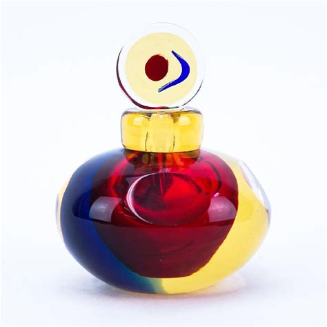 perfume bottle oball onesto fake|Murano, Oball, Luigi Onesto Sommerso Perfume Bottle, Signed, As Is .